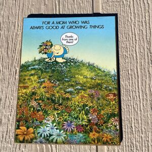 Vtg Ziggy Mom Mothers Day Wall Hanging Plaque Picture Tom Wilson 1983